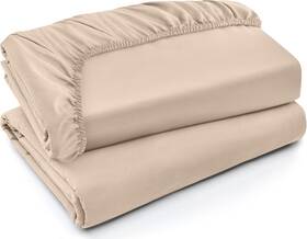 Utopia Bedding 197703006542 Twin Fitted Sheets - Soft And Brushed Deep Shrink Fade Resistant Beige Utopia Bedding 197703006542 Twin Fitted Sheets - Soft And Brushed Deep Shrink Fade Resistant Beige