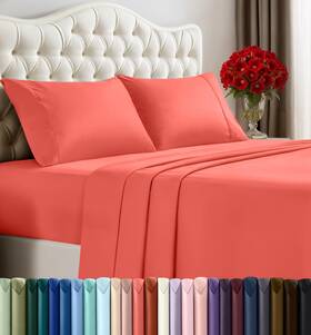 Utopia Bedding 197703066416 Full Sheet Set 4 Piece Bed Sheets For Size Soft And Breathable Mi