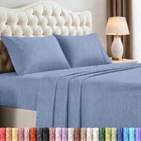 Utopia Bedding 197703212233 Queen Size Sheet Set 4 Piece Bed Sheets Soft And Breathable