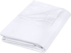 Utopia Bedding 810012032773 Flat Sheet - 1 Pack Queen White Soft Brushed Microfiber Fabric Shrinka