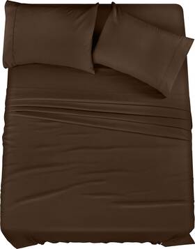 Utopia Bedding 840143501589 Queen Bed Sheets Set - 4 Piece Brushed Microfiber Shrinkage And F