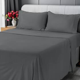 Utopia Bedding 840143510215 Queen Sheet Set - Jersey Knit Sheets 4 Piece Cotton Soft T-shirt Stretchy