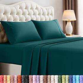 Utopia Bedding 840143527794 Sabanas Juego De Ropa Para Cama King Size 4 Piezas Set Verde Fundas Almohadas