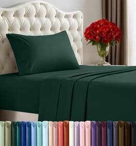 Utopia Bedding 840143583462 Twin Bed Sheets Set - 3 Piece Brushed Microfiber Shrinkage And Fa