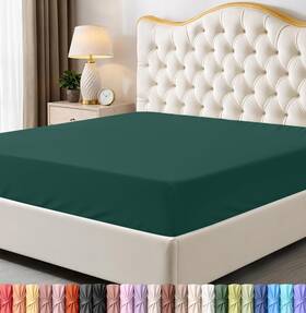 Utopia Bedding 840143583998 King Fitted Sheet Bottom Deep Pocket Soft Microfiber