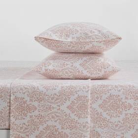 Vcny Home 735732174605 Full Sheets 4-piece Cotton Flannel Bedding With Matching Pillowcases