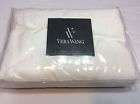 Vera Wang Simplicity White 100 Cotton King Flat Sheet 883893284418
