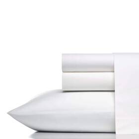 Ushsa01145853 Vera Wang Sheet Set Queen 4-piece Cotton With Pillow Case Machine Wash In White