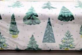 Very Merry 889459474323 Full Sheet Set Christmas Pine Trees 4 Piece My Holiday