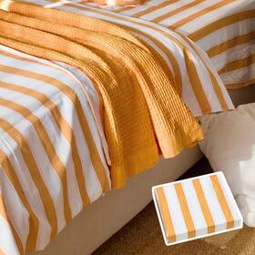 Vesta B253 100% Pima Cotton Sheets - 400 Thread Count Queen/full Silk Touch Sunset Glow