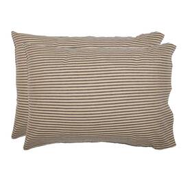 Vhc Brands 840528184239 Sawyer Mill Charcoal Ticking Stripe Standard Pillow Case Set White Vhc Brands 840528184239 Sawyer Mill Charcoal Ticking Stripe Standard Pillow Case Set White