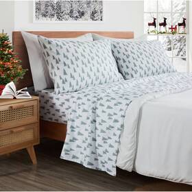 94097693 Videri Home Full Holiday Forrest Brushed Microfiber Sheet Set 94097693 Videri Home Full Holiday Forrest Brushed Microfiber Sheet Set