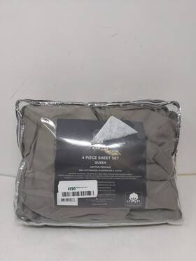 Vince Camuto 783048162663 - 400 Tc Queen 4 Piece Sheet And Pillowcase Set Percale Cotton