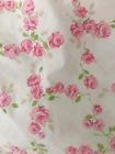 Vintage Twin Fitted Sheets Cabbage Roses Pink Floral Cottage Shabby Vintage Twin Fitted Sheets Cabbage Roses Pink Floral Cottage Shabby