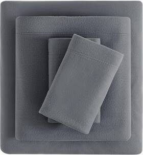 Viviland 313097241226 Micro Fleece Queen Bed Sheet Set Soft Flannel-like Polar Velvet