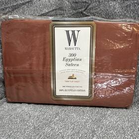 Wamsutta 030473073997 Twin Flat 300 Thread Count Egyptian Sateen 100% Cotton Canyon