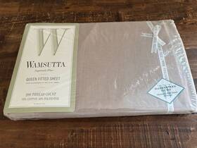Wamsutta 034086105182 Supercale Plus Queen Fitted Sheet Bayport Ash 13 Inch Deep 200 Thread Wamsutta 034086105182 Supercale Plus Queen Fitted Sheet Bayport Ash 13 Inch Deep 200 Thread