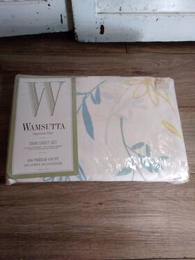 Wamsutta 034086195992 Supercale Plus Twin Sheet Set 200 Thread Count