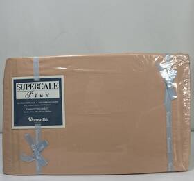 Wamsutta 034086409334 Supercale Plus Twin Fitted Sheet Coral 39 X 75 Inch 200 Thread Count