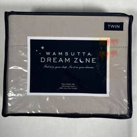Wamsutta 034086709106 Dream Zone Twin Sheet Set 100% Ultra Fine Cotton 750tc Ashe Wamsutta 034086709106 Dream Zone Twin Sheet Set 100% Ultra Fine Cotton 750tc Ashe