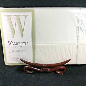 Wamsutta 034086712861 Supercal Plus Full Fitted And Flat Sheets - Cream Lt. Green-not Opened Wamsutta 034086712861 Supercal Plus Full Fitted And Flat Sheets - Cream Lt. Green-not Opened