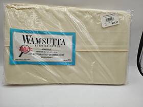 Wamsutta 059280101983 Egyptian Cotton 250 Thread Count Flat Sheet King Size Select Irregular
