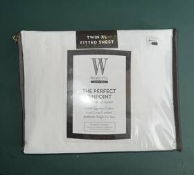 1618360 Wamsutta Niop The Perfect Pinpoint Xl Twin Fitted Sheet 360 Tc White Egypt Cottn