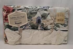 Wamsutta 407001018490 Vintage Tara Full Twin New Ruffled Bed Sheet Cottage Rose Victorian