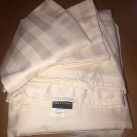 Wamsutta 444100279209 Dream Zone 1000 Tc Pima Cotton 4 Pc King Sheet Set Stripes Taupe