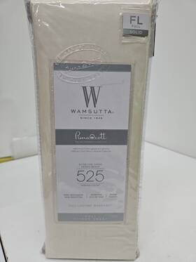 Wamsutta 444600026372 100% Pima Cotton 525 Thread Count Fitted Sheet Full Ivory