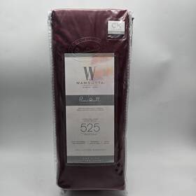 Wamsutta 444600027584 California King Fitted Sheet Burgundy 100% Pima Cotton 525 Tc Oversized Wamsutta 444600027584 California King Fitted Sheet Burgundy 100% Pima Cotton 525 Tc Oversized