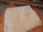 Wamsutta Queen Beige Flat Sheet Stripe Design Nice
