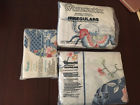 Wamsutta Vtg Sheet Set California Flat Fitted King Pillowcase Ultracale