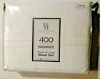 Wamsutta White Twin X-long Sheet Set 400 Thread Count Sateen Weave 100 Cotton 008889516070 Wamsutta White Twin X-long Sheet Set 400 Thread Count Sateen Weave 100 Cotton 008889516070