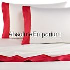191352 Wang Vera Cotton 94 " 100 Red Modern White Ikat Sheet 102 Model Flat 191352 Wang Vera Cotton 94 " 100 Red Modern White Ikat Sheet 102 Model Flat