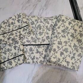 Waverly 026598713092 Garden Room Inch Wellington Twin Floral 4 Pcs Sheet Set Black Tan