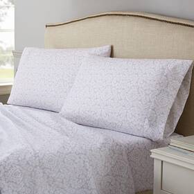 Waverly 081806658060 Dashing Damask Cooling Design Bedding Sheets And Pillowcases 4 Piece Set Full Waverly 081806658060 Dashing Damask Cooling Design Bedding Sheets And Pillowcases 4 Piece Set Full