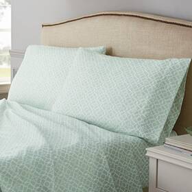 Waverly 081806658091 Lovely Lattice Cooling Design Bedding Sheets And Pillowcases 3 Piece Set Dewki