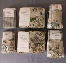 Waverly Garden Room 026598555494 2 X Blue Floral Twin Sheet Set Waverly Garden Room 026598555494 2 X Blue Floral Twin Sheet Set