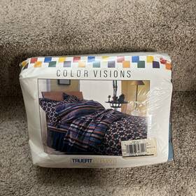 Westpoint Stevens 028828723116 New Vintagew Estpoint Color Visions Crosby Multi Queen Sheet Set Stripe