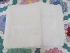 Westpoint Stevenss New Vtg White Eyelet Lace Full Sheet Westport