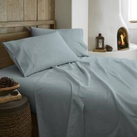 Whisper Organics 810082704389 100% Organic Flannel Sheets Twin Size Gots Certified Cotton