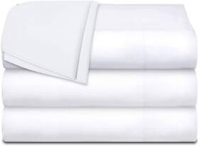 T3-66104-3 White Classic Twin Flat Sheets 3 66 Inch X 104 -