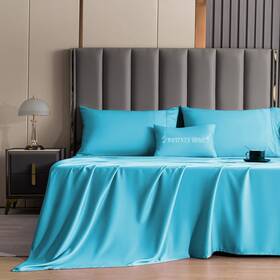 Whitney Home Textile 696228284867 Queen Size Sheet Set - Rayon Derived From Bamboo Luxury &