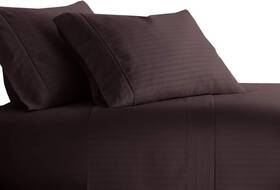 Comin16ju027190 Wholesalebeddings Royal Tradition Striped 300 Thread Count 100 Percent Cotton 4pc California King