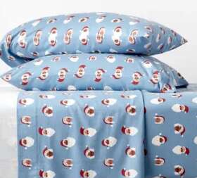 Wondershop 191908872513 Christmas Santa Flannel Cotton Full Size Sheet Set Holiday Bedding Wondershop 191908872513 Christmas Santa Flannel Cotton Full Size Sheet Set Holiday Bedding