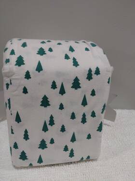 Wondershop 198850919402 Christmas Tree Flannel 100% Cotton King Sheet Set