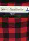 2356980741 Woolrich 4pc Flannel Red Blk Buffalo Plaid Cabin Lodge Twin Size Sheet Set