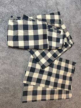 Woolrich 675716794064 Buffalo Plaid 100% Cotton Flannel King Duvet Cover Set