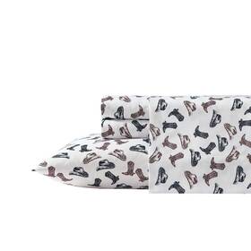 Ushsa01281984 Wrangler King Size Ultra-soft Deep Pocket Sheet Set With Fitted And Pillowcases